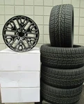 20" New Suburban Tahoe Style Gloss Black Milled Set 4 Wheels And Tires 5906. Fixed Price $1949.99.