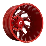 Fuel D742 Runner Dually Rim 20X8.25 8X165.1 Offset -240 Red (quantity 1). Fixed Price $284.45.