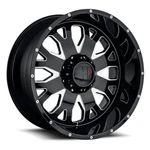 Havok H104 Toyota Tundra Wheels 20"X9-12 Offset Road Gloss Black Machined. Fixed Price $1499.00.