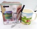 Meridian Point Mini Golf Coffee Mug 4" Putter As Pen Ball Nib. Fixed Price $12.95.