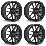 Set Of 20IN Black Wheel Rims For 2006+ Lincoln, RTX37A5 20X8.5 5X114.3 ET38 5B. Fixed Price $1803.88.