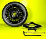 Emergency Spare Tire 15" With Jack Kit FITS:2010-2020 Kia Forte. Fixed Price $152.15.