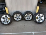 Like New Set Bmw Spoke 17 Alloy Rims Pirelli Runflats E60 E61 5 Series 04-10. Fixed Price $800.00.