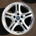 2003-2006 Hyundai Tiburon 17X7" 10 Spoke Wheel Rim Oem Damaged R#3942. Fixed Price $199.98.