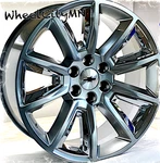 22" Hyper Chrome Oe Replica 5696 Rims Fits 2017 Silverado 1500 Ltz 6X5.5. Fixed Price $1469.99.