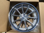 20 Blaque Diamond BD-23 Silver Ss Chrome Lips Rims Audi B8 A4 Bmw Benz Giovanna. Fixed Price $350.00.