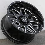 20X9 Black Milled Wheels Hostile H108 Sprocket 8X6.5/8X165.1 (set Of 4) 125.. Fixed Price $1840.00.