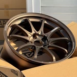 (set Of 4) Volk Racing CE28N-PLUS 18X9.5 +38 5X114.3 Bronze Wheels. Fixed Price $4292.00.