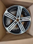 Used Volkswagen Golf Oem Wheel Rim 2015-2018 18X7.5" Cnc Black #5G0601025BK (lw). Fixed Price $285.00.