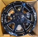 (qty ) G-fx TR12 Gloss Black W/milled Spoke Wheel Rim 18X9 6X135/139.7 12MM. Fixed Price $151.99.