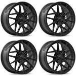 Set Of 20IN Black Wheel Rims For 2006+ Lincoln, RTXF978 20X8.5 5X114.3 ET38 5B. Fixed Price $1846.88.