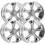 (set Of 4) Staggered Ridler 695 20X8.5,20X10 5X4.75" +0MM Chrome Wheels Rims. Fixed Price $1877.96.