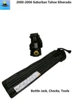 15171999 00 06 Suburban Tahoe Silverado Spare Jack Tire Tools Chocks. Fixed Price $109.00.