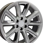 20X8.5 & Chrome 5696 Wheels Set Fit Chevy Silverado Tahoe Suburban. Fixed Price $980.00.
