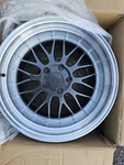 Esr SR05 18X10.5 5X114.3 +22 Gunmetal Machine Lip. Fixed Price $150.00.