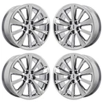 19" Lincoln Mks Pvd Bright Chrome Wheels-c Rims Factory Oem 3766 Exchange 200.... Fixed Price $895.00.