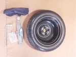 2009-2011 Honda Fit 15X4 Steel Spare Tire Wheel Donut & Jack Tool Kit. Fixed Price $150.00.