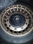 New...tires 35X12.50R20LT 121Q 10PRZRIMS Fuel Cycle Bronze 20". Fixed Price $1500.00.