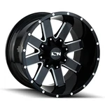 17X9 Ion 141 Gloss Black Milled Wheel 8X6.5 (18MM). Fixed Price $260.10.