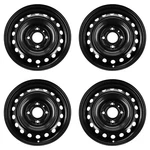 New 15" Replacement Wheels Rims Set For Nissan Versa 2007-2013 Black 40300EN10B. Fixed Price $426.84.