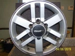 2002 03 04 Isuzu Axiom 17X7 Raised Center Cap Machined Finish Alloy Wheel Rim. Fixed Price $59.85.