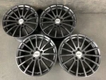 (4) Tsw Mallory Satin Black Powder Coat Wheels Rims + Caps 17X8 ET45 5X112 HB73. Fixed Price $695.00.