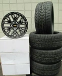 20" Suburban Tahoe Style Gloss Black Milled New Set 4 Wheels And Tires 5906. Fixed Price $1949.99.