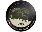 Genuine Mopar Tire Cover 82210886AB. Fixed Price $77.02.