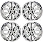 17" Lexus ES350 Bright Chrome Wheels Rims Factory Oem Set 74191. Fixed Price $1339.00.