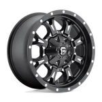 17X9 Fuel Wheels D517 Krank Matte Black Milled Rims 6X135 ET+1 (1PC). Fixed Price $345.00.