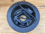 03-08 Jaguar S-type X204 Emergency Spare Jack Tool Kit W/ Tray 1R8A17B043AE Oem. Fixed Price $232.70.