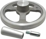 Jergens 6", 3 Spoke Offset Handwheel With Handle 1-1/2" Hub, Aluminum Alloy. Fixed Price $42.42.
