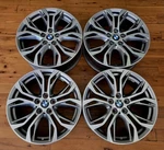 Genuine 18" Bmw Factory Machined Silver Rim Oem Wheel 16 17 19 20 X1 X2. Fixed Price $250.00.