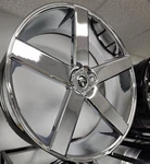 30" Inch Chrome Dub Baller S115 5X127 5X5 +10 Wheels Rims 24 26 28. Fixed Price $7820.00.