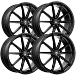 Staggered-curva Concepts CFF46 19X9,19X10 5X112 28MM Gloss Black Wheels Rims. Fixed Price $1240.00.