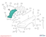 2012 Bmw X6 Front Left Wheel Arch Cover Used Oem 51717180617. Fixed Price $219.99.