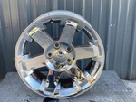 09-12 Dodge 1500 Pickup 20X9 Wheel 20" Chrome Clad Rim Alloy 6 Spoke Opt Wpg. Fixed Price $269.99.