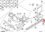 Genuine Bmw E39 520D 520I Left Rear Door Sill Cover Deflector Lip 51718222167. Fixed Price $27.22.
