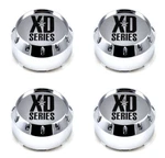 4X Series 8 Lug Chrome Wheel Rim Center Caps Set XD779 Badlands XD795 Hoss. Fixed Price $100.00.