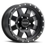 16X8 Raceline 935B Defender Black Wheel 5X4.5 ( 0MM). Fixed Price $305.00.