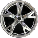 Rear Nissan Hyper Silver 370Z Oem Wheel 19 2010 Rim Factory Original 62526B. Fixed Price $474.97.