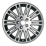 17X7 10 Double Spoke Aluminum Wheel Machined And Painted Silver 560-02324. Fixed Price $185.89.