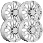 (set Of 4) Oe Concepts G21 Denali 2500 24X9 8X180 +44MM Chrome Wheels Rims. Fixed Price $2636.00.