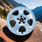 1998-2005 Mercedes ML320 ML350 W163 Alloy Wheel Rim 8JX17H2 ET52 Oem. Fixed Price $81.25.