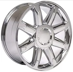 Chrome Oe 5304 Replica Wheels Fits 2017 Cadillac Escalade Platinum 6X5.5 +31. Fixed Price $1349.99.