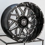 One 22X12 Hostile H108 Sprocket 8X180 -44 Black Milled Wheel Rim 125.2. Fixed Price $590.77.