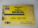 Pickup TGMC1500 1975 Owners Manual 17373. Fixed Price $16.99.