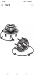 Eccpp 515036 X2 Complete Front Wheel Hub Bearing Assembly Fit For Tahoe,silve. Fixed Price $69.99.