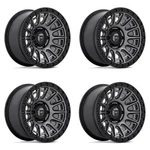Set 4 20" Fuel D835 Cycle 20X9 6X135 1MM Wheels Gunmetal Black Ring Truck Rim. Fixed Price $1940.00.
