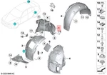 Genuine Bmw F34 328IX Cover Wheel Arch Rear Section Front Left 51717356825. Fixed Price $89.39.